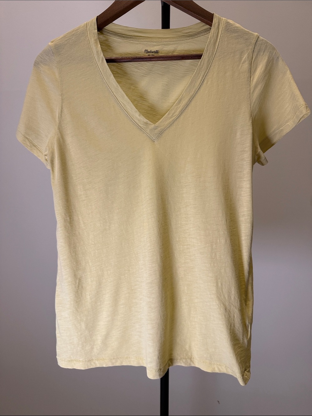 Madewell Whisper Cotton V-Neck Tee | Size XS